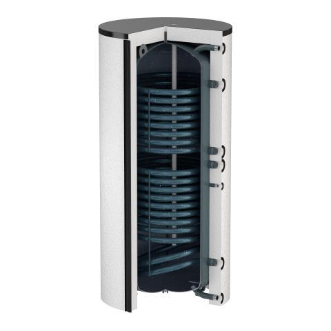 Flamco Standspeicher Flamcoextherm Duo Solar 1000L, weiss emailliert, Vlies-Isolierung 19325 Flamco Standspeicher Flamcoextherm Duo Solar 1000L, weiss emailliert, Vlies-Isolierung 19325