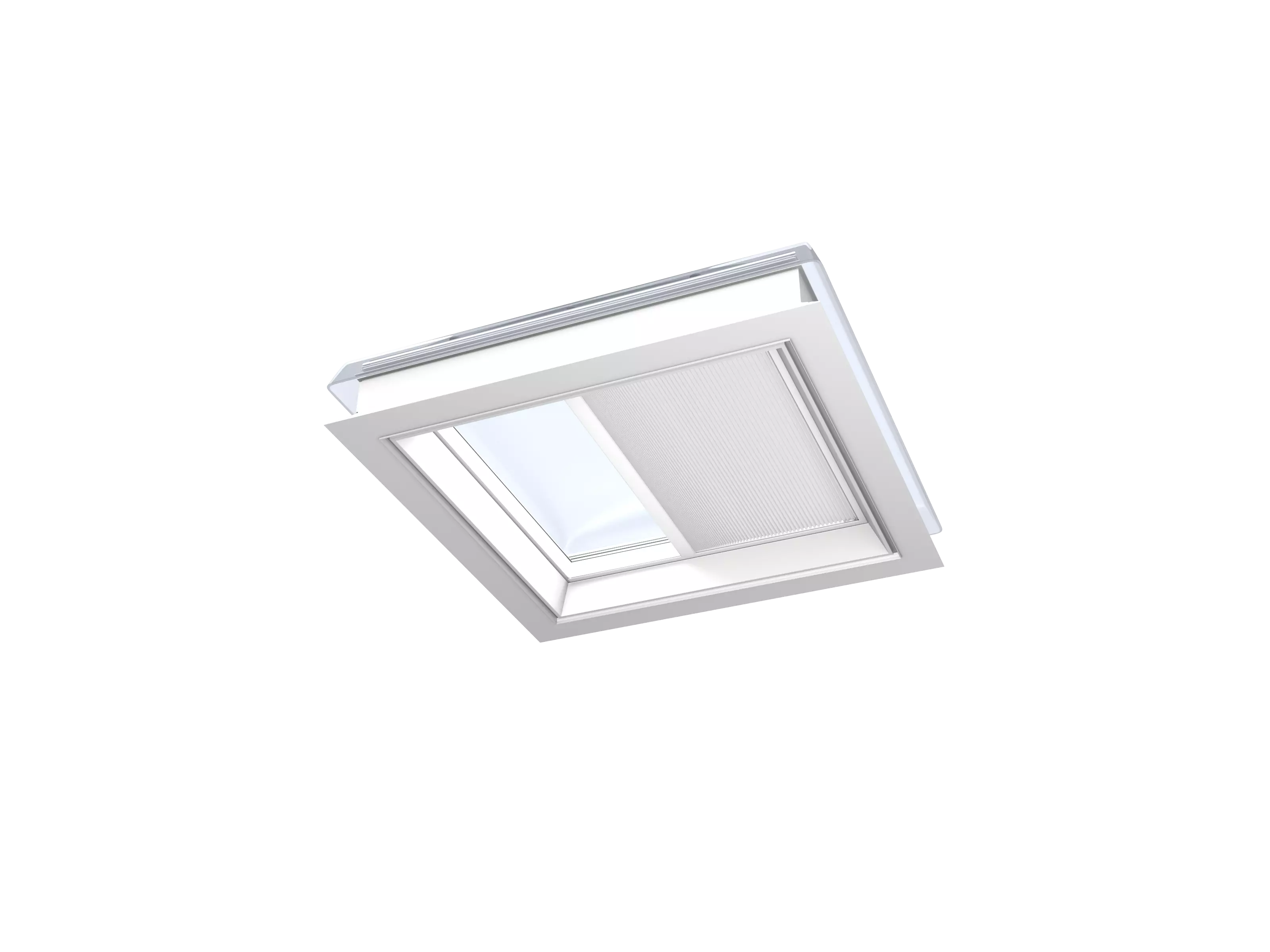 VELUX Solar-Wabenplissee Flachdach Weiss, weisse Schiene, Standard FSK 060060 1045KWL VELUX Solar-Wabenplissee Flachdach Weiss, weisse Schiene, Standard FSK 060060 1045KWL