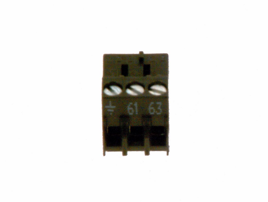 BOSCH Ersatzteil TTNR: 54912645 Anschlussklemme 3-polig braun HP 2 BOSCH Ersatzteil TTNR: 54912645 Anschlussklemme 3-polig braun HP 2
