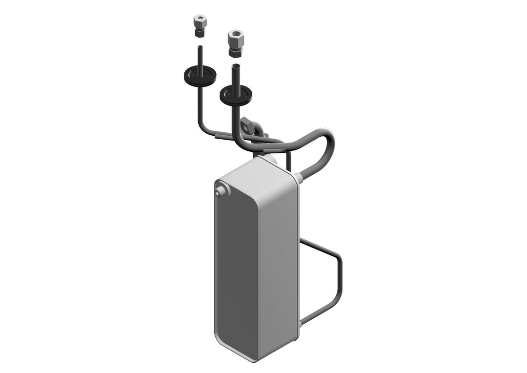 BOSCH Ersatzteil TTNR: 8738210368 Waermetauscher m. Rohrleitung