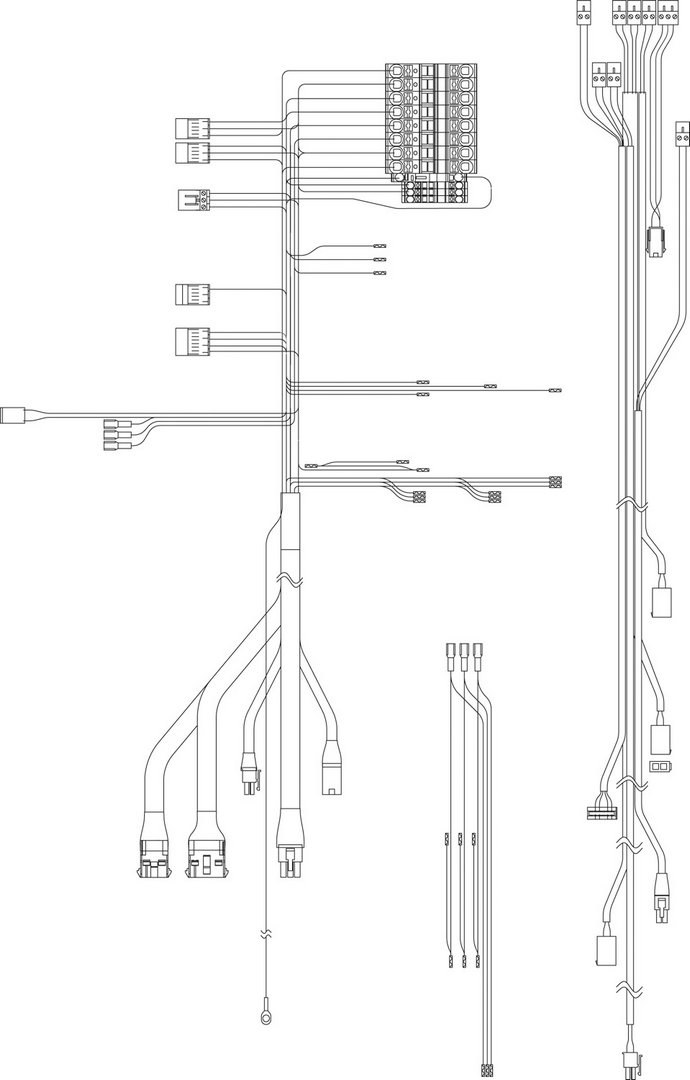 BOSCH Ersatzteil TTNR: 8733703252 Kabelbaum IDU 9kW