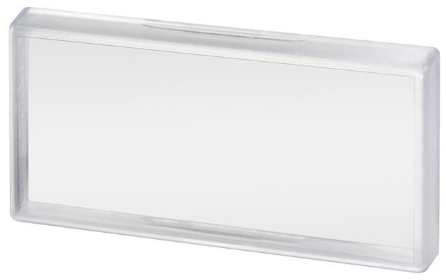 Flamco Klarsichtabdeckung f. Schilder 100x50mm Kst. F55010 Flamco Klarsichtabdeckung f. Schilder 100x50mm Kst. F55010