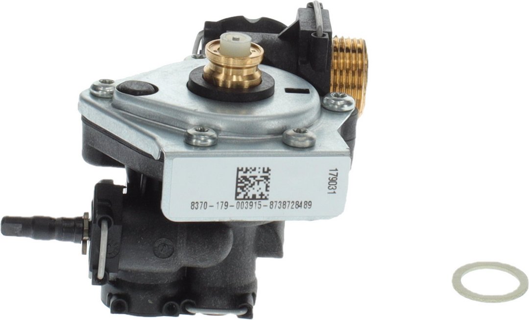 BOSCH Ersatzteil TTNR: 8738728795 Wasserarmatur (schwarz) (Oval-Membran)