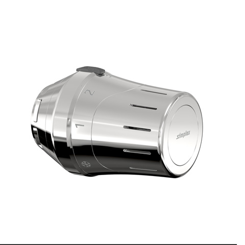 Flamco Exklusiv-Thermostatkopf TC-E1 chrom M30 x 1,5 mit Nullstellung F35331