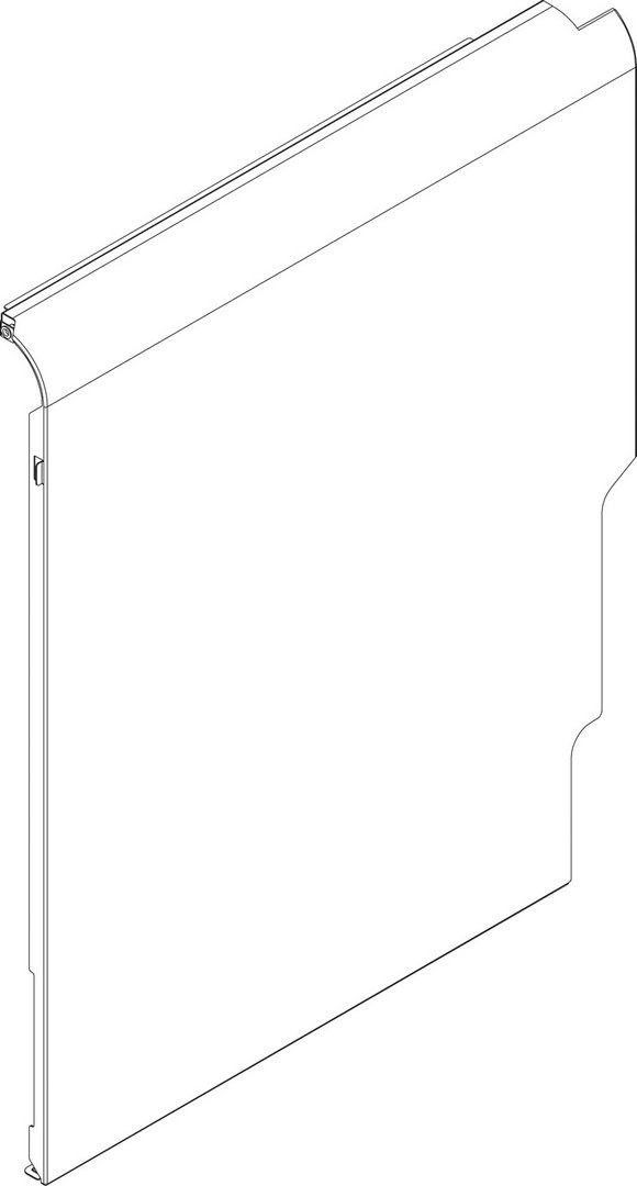 BOSCH Ersatzteil TTNR: 87186690750 Blende Geraet rechts