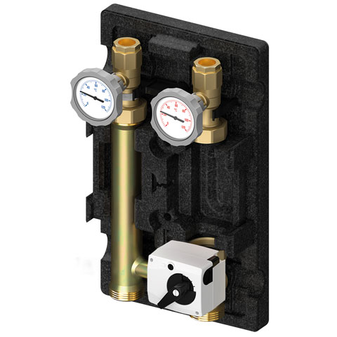 Flamco Pumpengruppe MK mit Stellmotor 1 1/4", ohne Pumpe M66832EAM