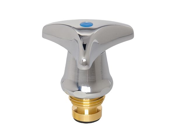 Flamco Oberteil DN15 fuer Auslaufventil Dreisterngriff, glanzverchromt M1309503