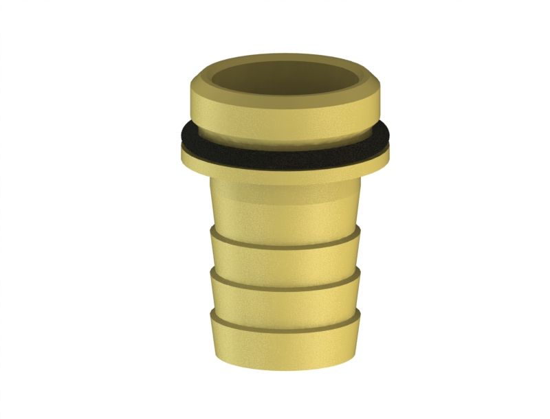Schloesser JS VATERTEIL MIT WULST U.DICHTUNG 3/4"x3/4", MESSING Schloesser JS VATERTEIL MIT WULST U.DICHTUNG 3/4"x3/4", MESSING