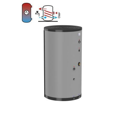 Flamco Standspeich. Flamcoextherm Duo HLS-E 750L silber Edelstahl Isol., Auslauf 19411 Flamco Standspeich. Flamcoextherm Duo HLS-E 750L silber Edelstahl Isol., Auslauf 19411