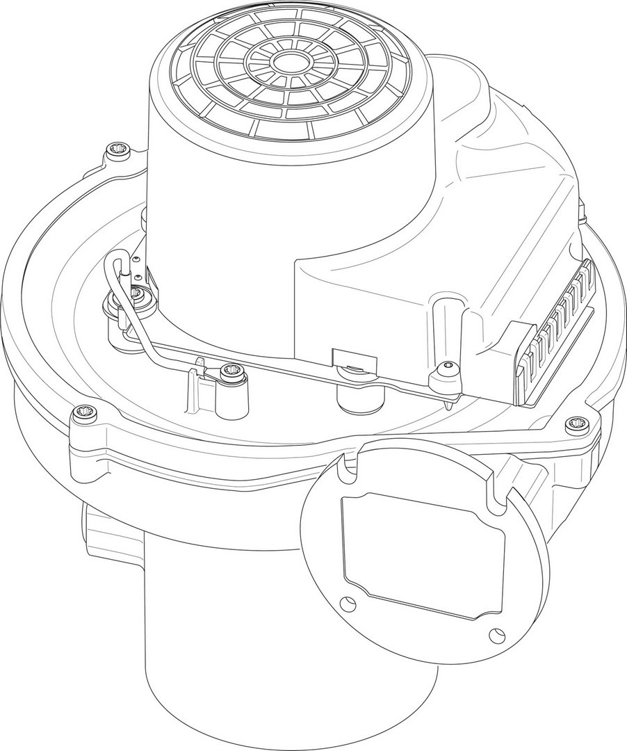 BOSCH Ersatzteil TTNR: 8738805005 Geblaese EBM NRG-137 - 150 kW everp