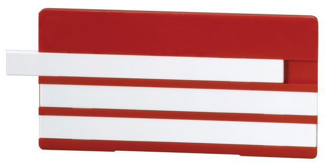 Flamco Bezeichnungsschild m. 3 Leerleisten 100 x 50mm Kunststoff blau F55104.05