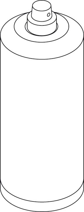 BOSCH Ersatzteil TTNR: 87185766340 Lackspruehdose RAL5015 150ml (himmelblau)