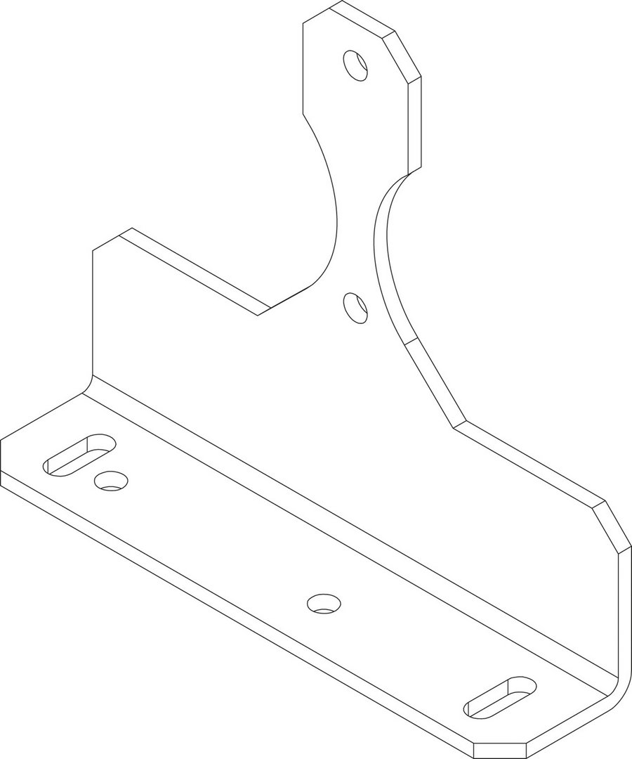 BOSCH Ersatzteil TTNR: 8738206728 Montage Schiene fuer Sockel 24-40kW