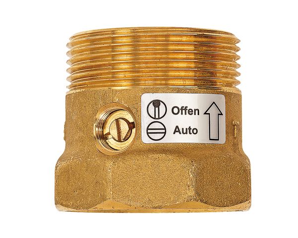 Flamco Schwerkraftbremse Typ Thermusperre 1 1/2" AG x 1 1/2" IG, mit Luftschleuse M58131 Flamco Schwerkraftbremse Typ Thermusperre 1 1/2" AG x 1 1/2" IG, mit Luftschleuse M58131
