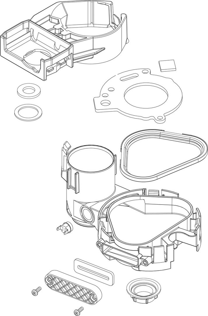 BOSCH Ersatzteil TTNR: 87377014750 Kondensatsammler WB6 BOSCH Ersatzteil TTNR: 87377014750 Kondensatsammler WB6