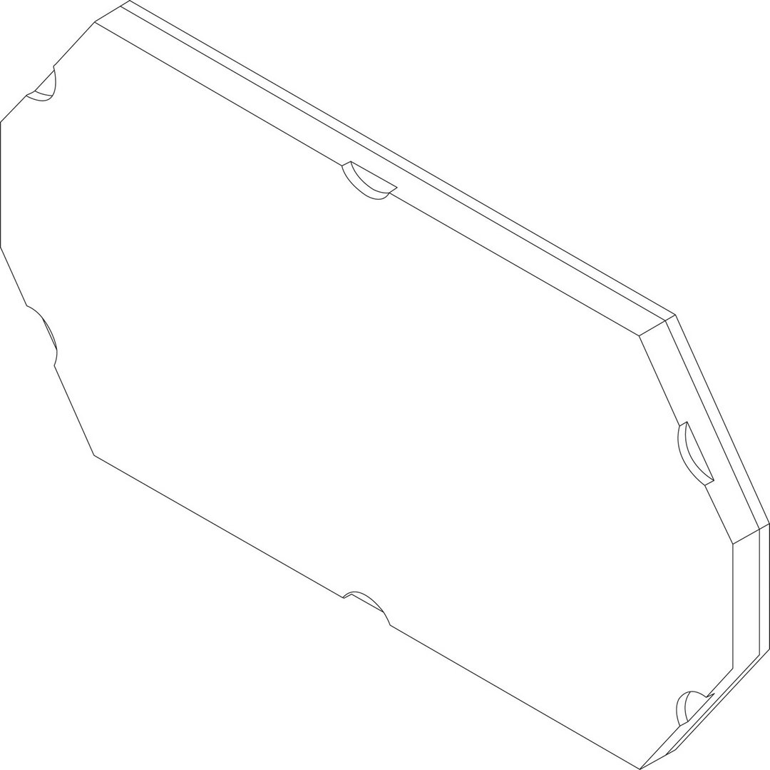 BOSCH Ersatzteil TTNR: 87186664010 Abdeckung (Waermetauscher)