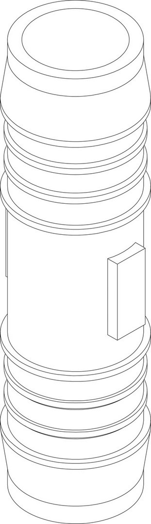 BOSCH Ersatzteil TTNR: 8738211437 Kupplungsschlauch gerade 19 mm