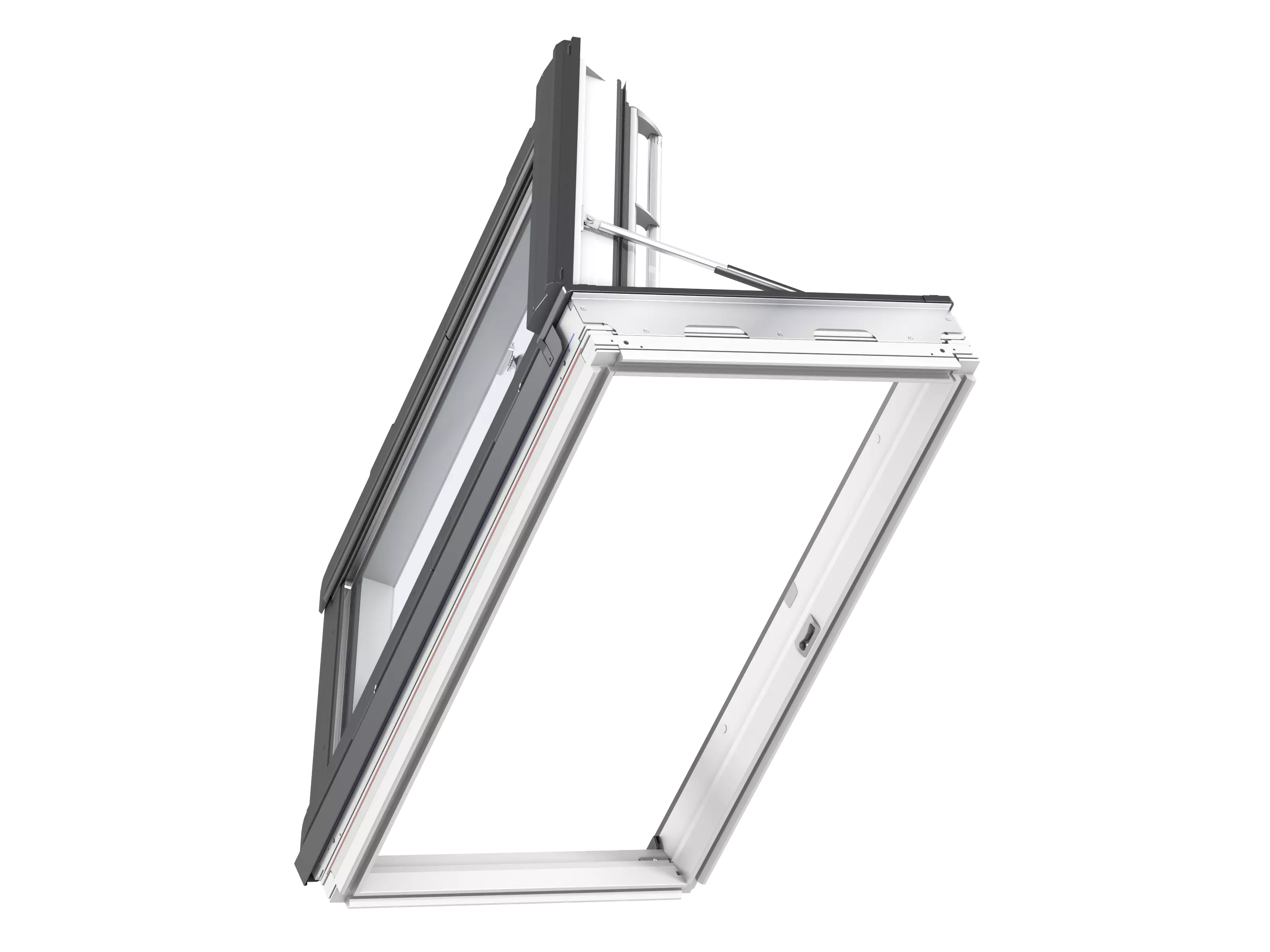 VELUX Wohn- und Ausstiegsfenster weiss lack EN. PLUS Alu 66x118 GXL FK06 2066 VELUX Wohn- und Ausstiegsfenster weiss lack EN. PLUS Alu 66x118 GXL FK06 2066