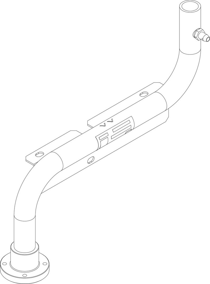 BOSCH Ersatzteil TTNR: 8738804936 Gasanschlussrohr VM CLA-1 75/100 everp