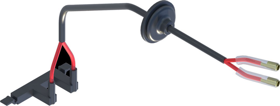 BOSCH Ersatzteil TTNR: 87144019590 Zuendkabel