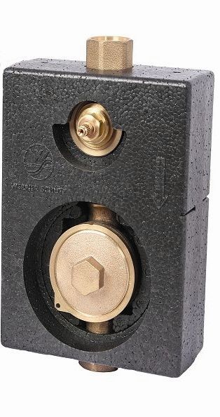 Schloesser JS MONTAGEBLOCK MONO, TYP 2"-KOAX MIT BEF.-MATERIAL,IG 3/4",ROTGUSS Schloesser JS MONTAGEBLOCK MONO, TYP 2"-KOAX MIT BEF.-MATERIAL,IG 3/4",ROTGUSS