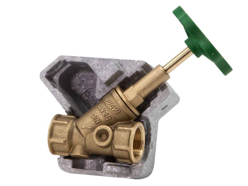 Schloesser JS FREISTROMVENTIL, MUFFENANSCHL. O.ENTL.,STEIG.SP.,M.DS,DN20,DVGW Schloesser JS FREISTROMVENTIL, MUFFENANSCHL. O.ENTL.,STEIG.SP.,M.DS,DN20,DVGW