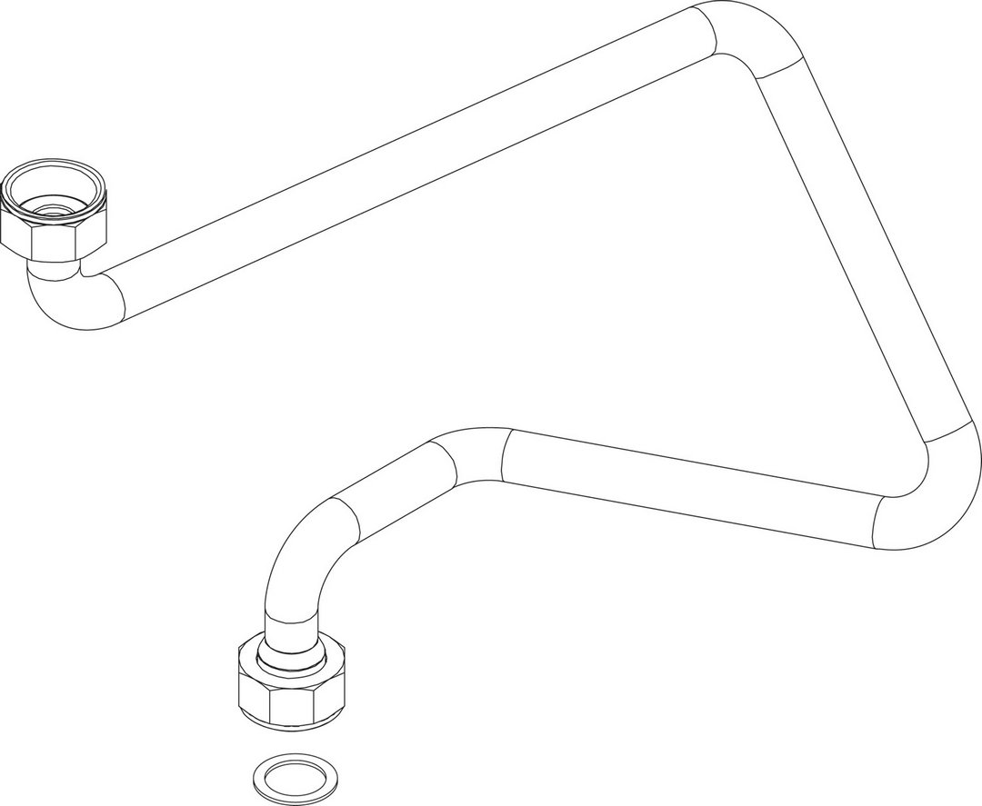 BOSCH Ersatzteil TTNR: 8737709153 Gasrohr