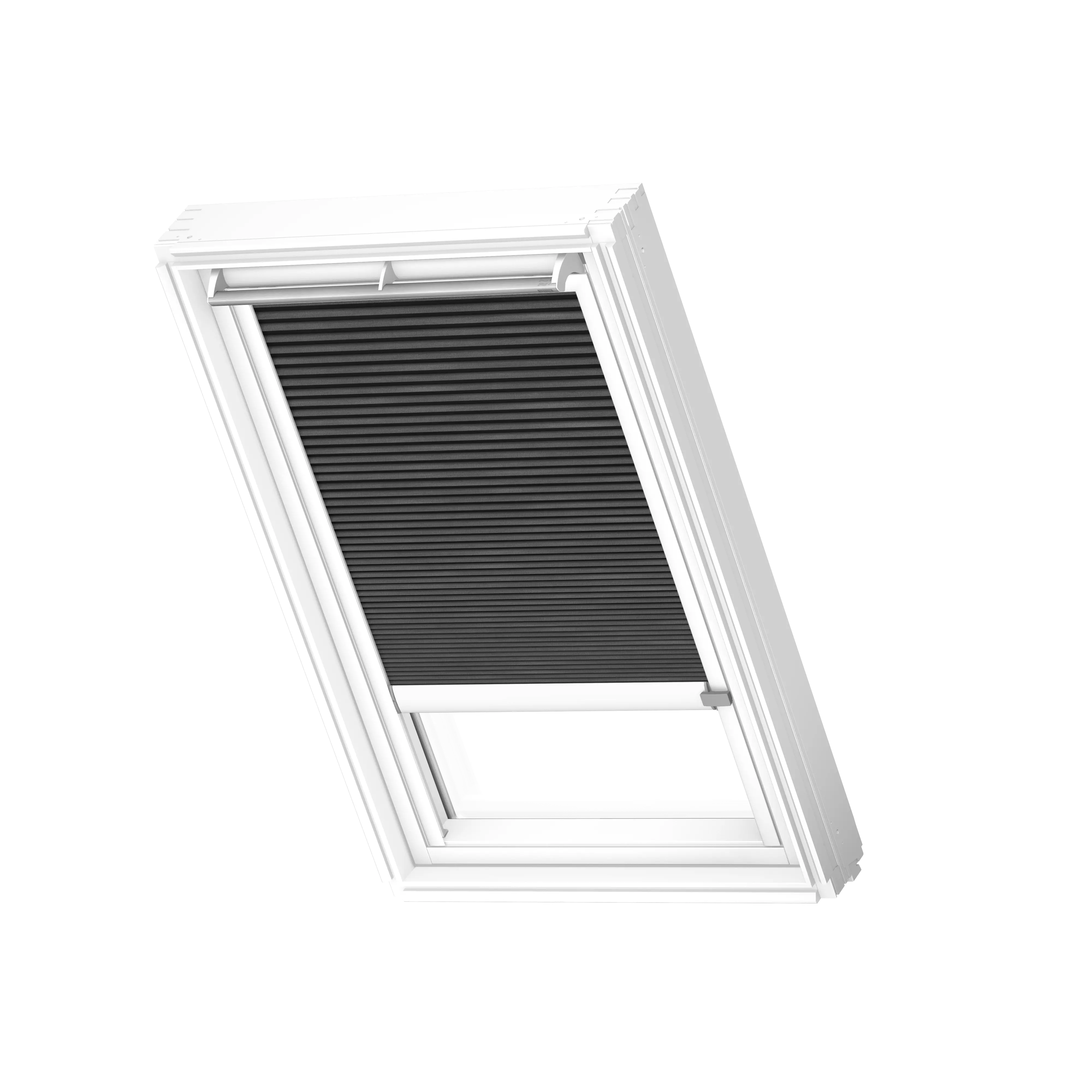 VELUX Wabenplissees solar Graphit, weisse Schiene, Standard FSC S31 1047KWL VELUX Wabenplissees solar Graphit, weisse Schiene, Standard FSC S31 1047KWL