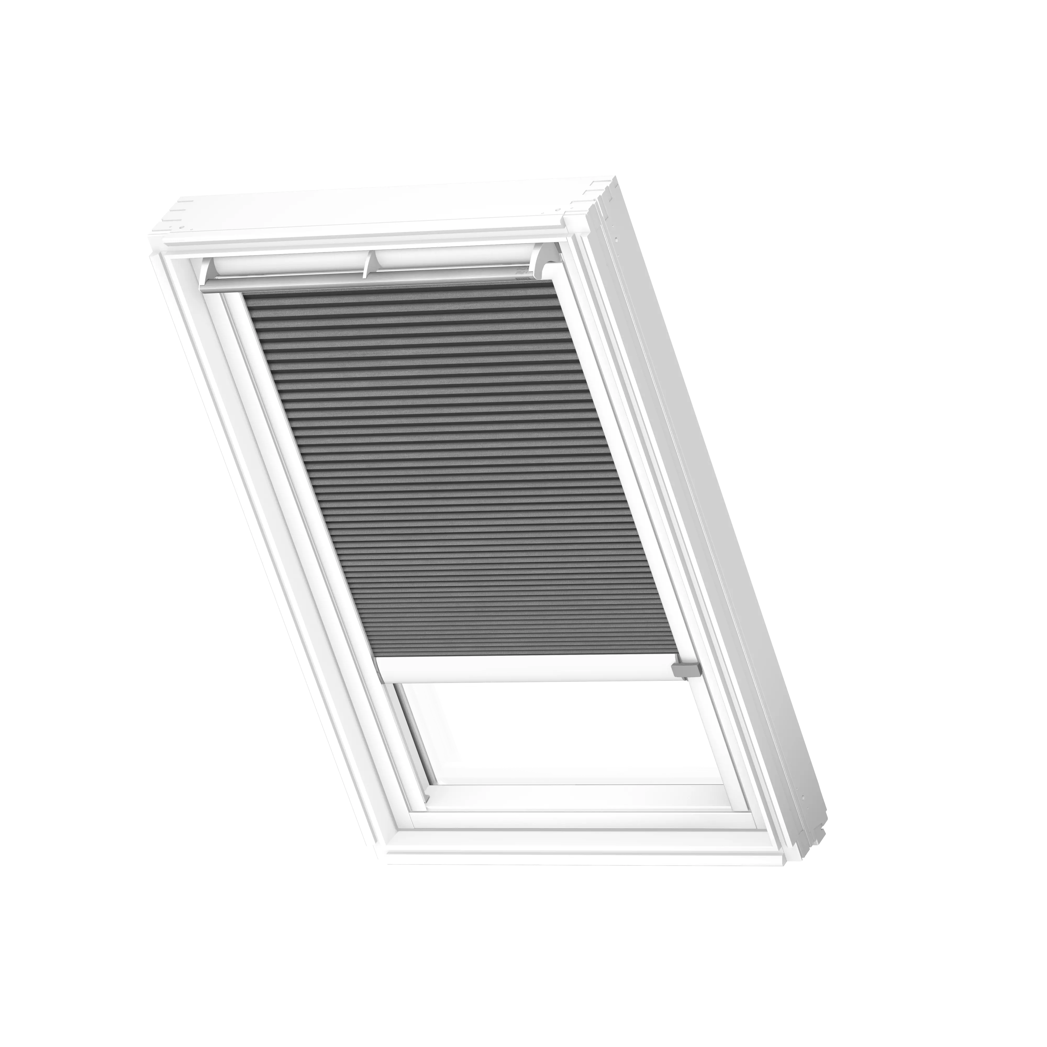 VELUX Wabenplissees solar Grau-taupe, weisse Schiene, Premium FSC S06 1170KWL VELUX Wabenplissees solar Grau-taupe, weisse Schiene, Premium FSC S06 1170KWL