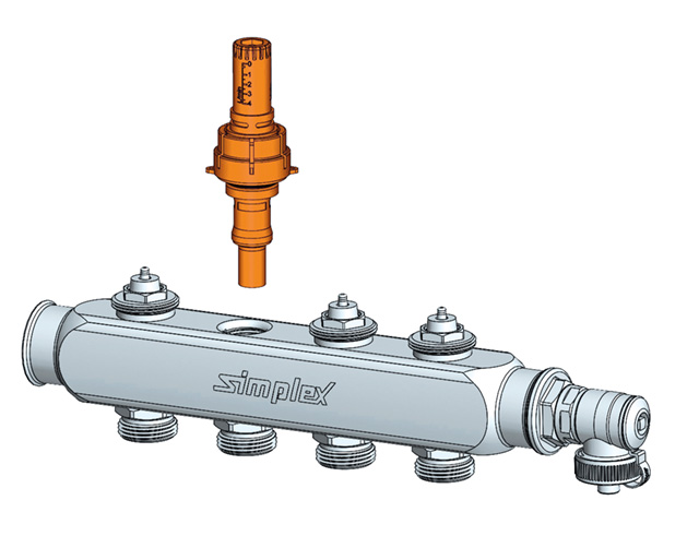 Flamco DurchFlamcoussmengenanzeiger vern. DN15, 0-5l/min, passend f. FBH-Verteiler F18477 Flamco DurchFlamcoussmengenanzeiger vern. DN15, 0-5l/min, passend f. FBH-Verteiler F18477