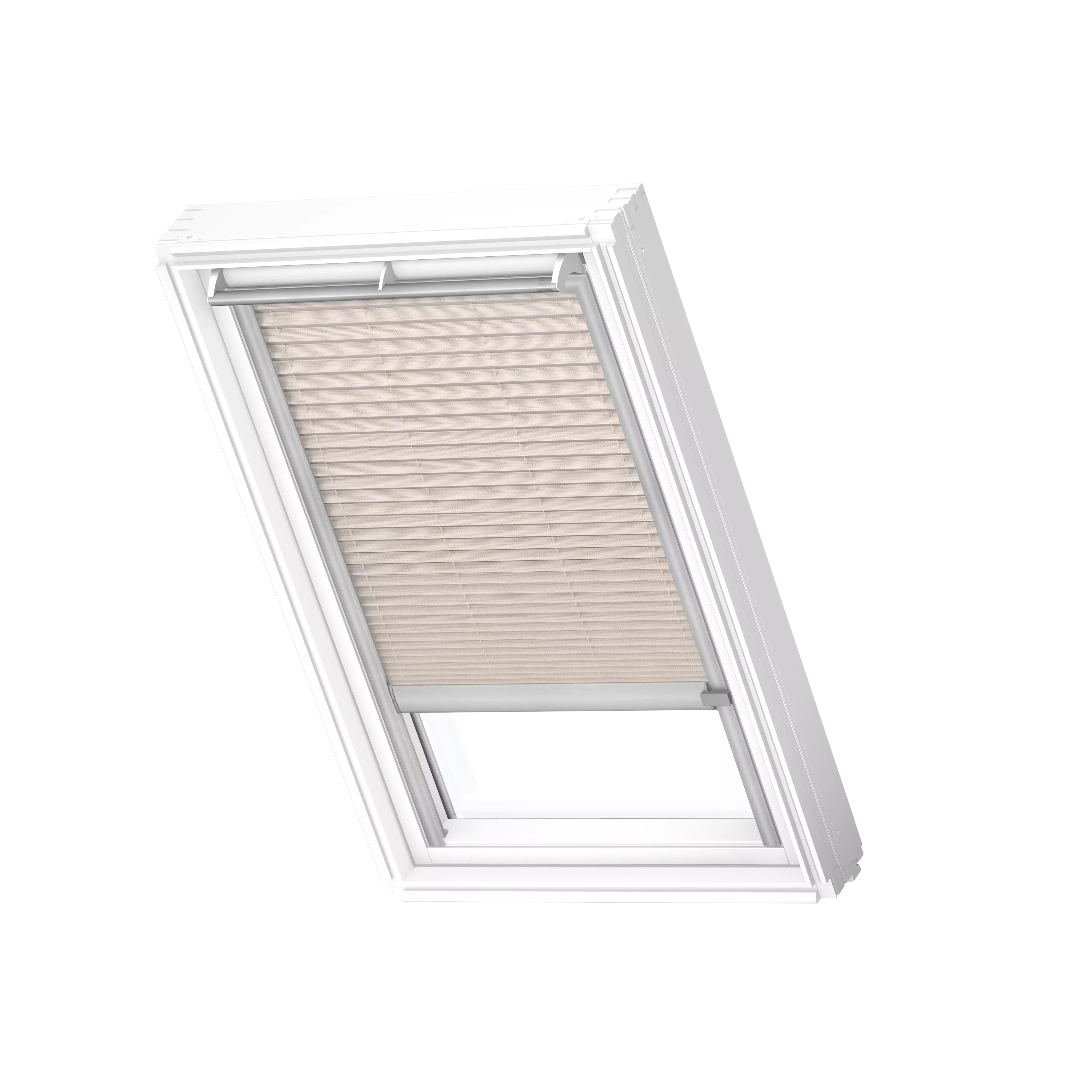 VELUX Plissee solar Leinen, alu Schiene, Premium FSL CK04 1275K