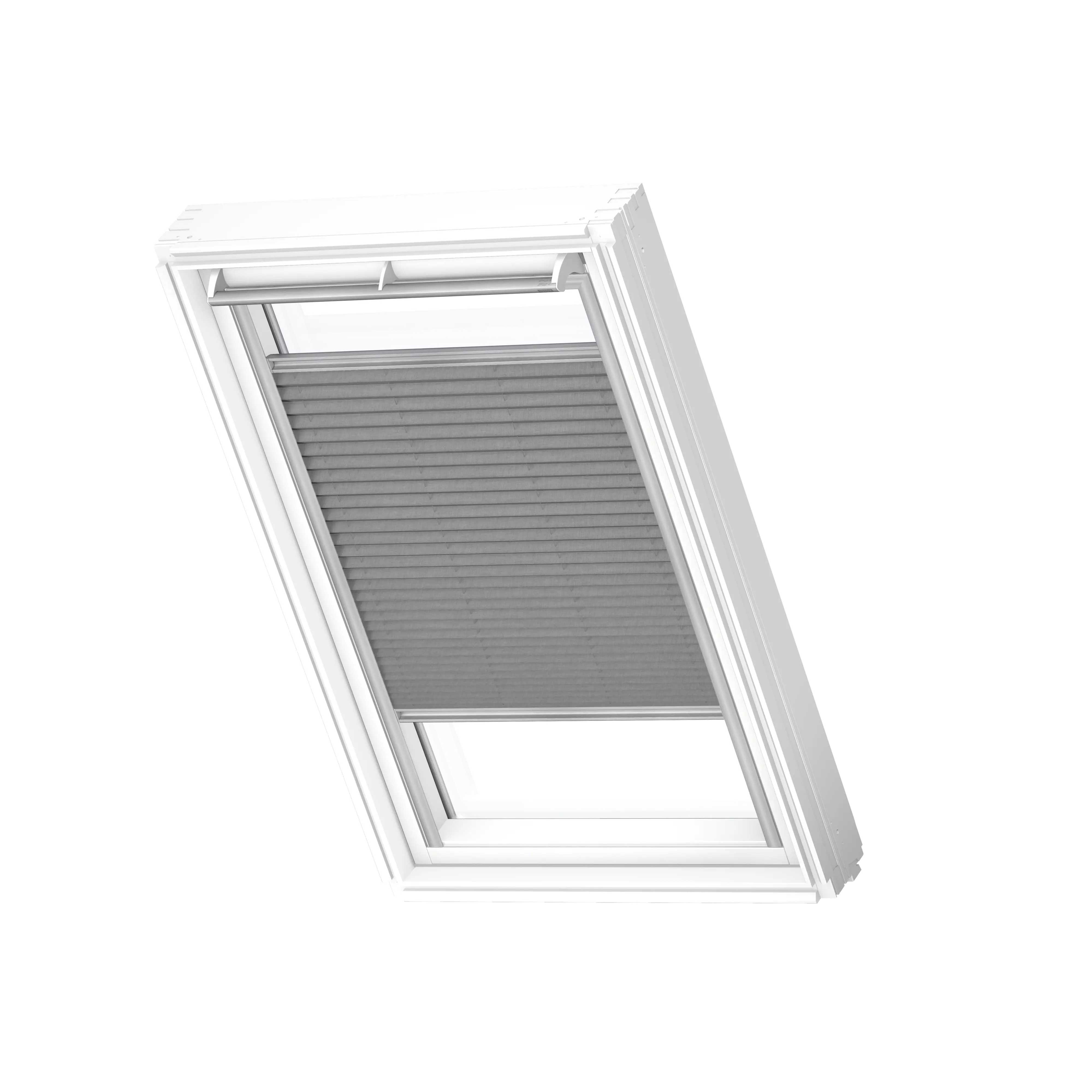 VELUX Plissee manuell Grau, alu Schiene, Standard FHL C02 1282S VELUX Plissee manuell Grau, alu Schiene, Standard FHL C02 1282S