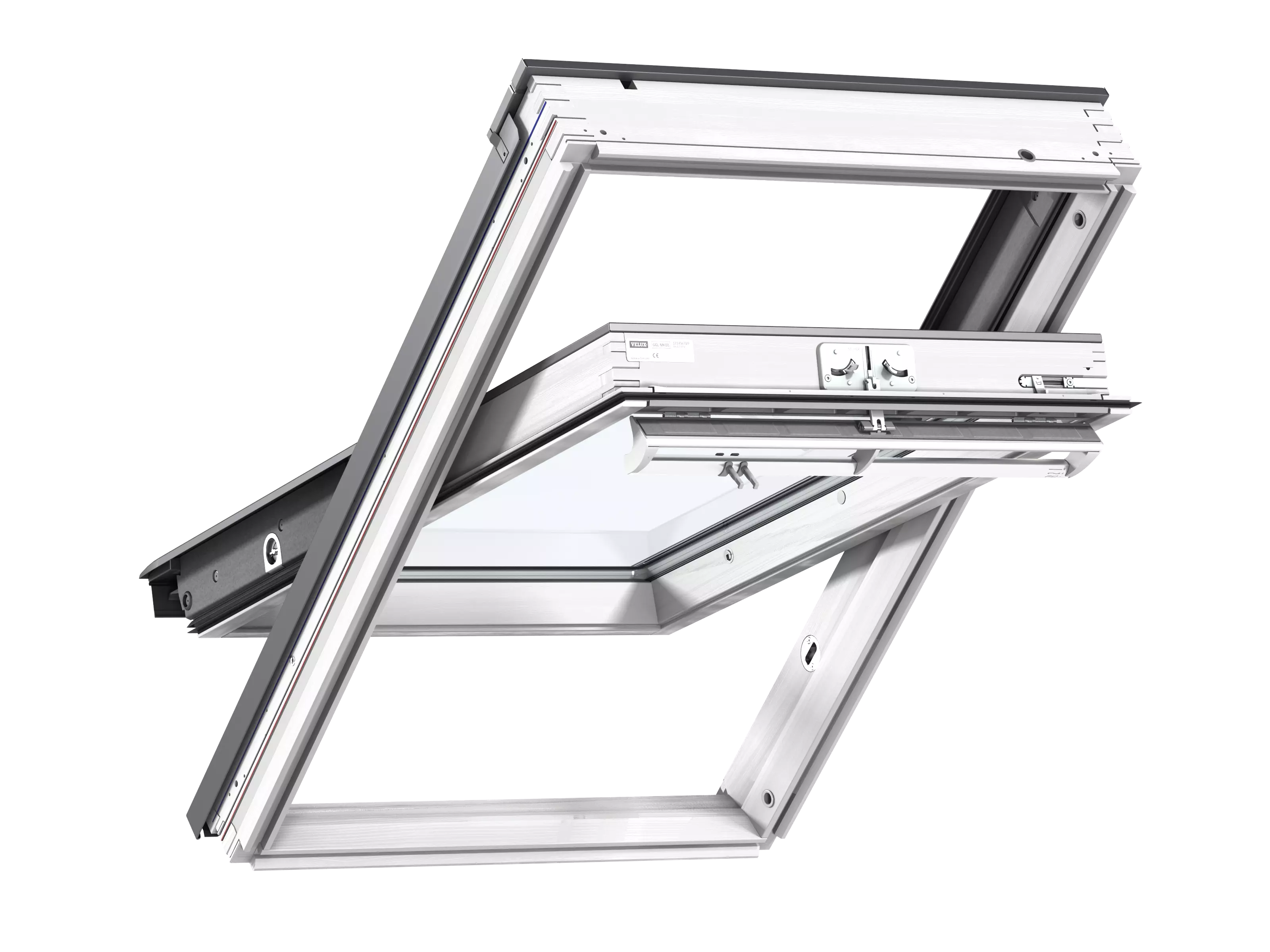 VELUX Schwingfenster weiss lack. Son.Vergl. Alu 78x160 GGL MK10 2070Q VELUX Schwingfenster weiss lack. Son.Vergl. Alu 78x160 GGL MK10 2070Q