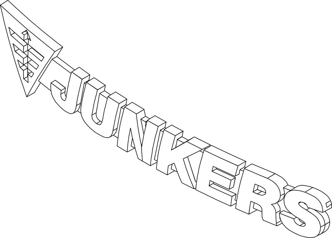 BOSCH Ersatzteil TTNR: 87185419480 Logo Junkers