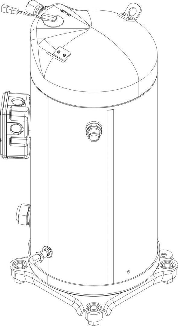 BOSCH Ersatzteil TTNR: 8738206725 Kompressor ZHIT 35 K1P Copeland (2x) BOSCH Ersatzteil TTNR: 8738206725 Kompressor ZHIT 35 K1P Copeland (2x)