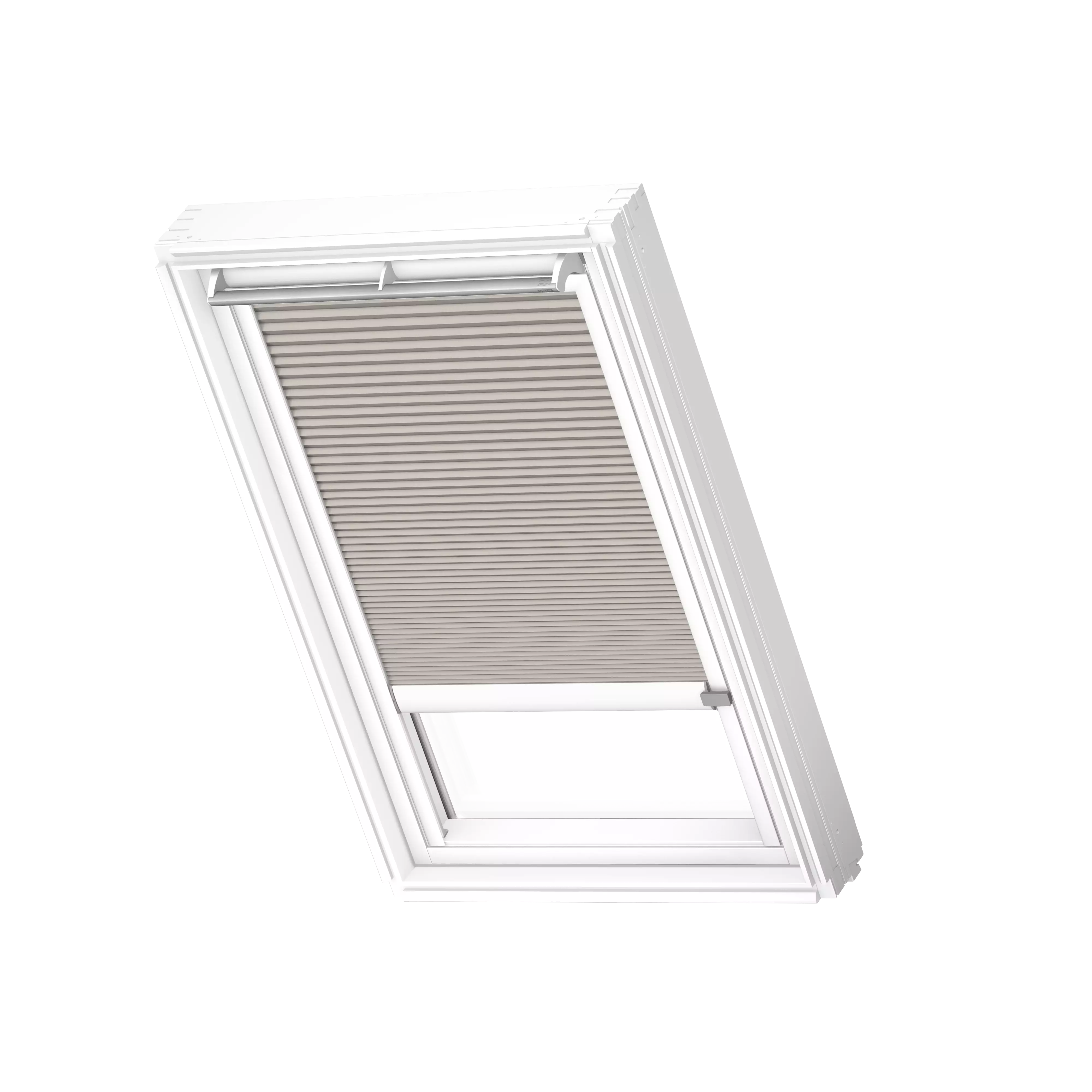 VELUX Wabenplissees solar Cremegrau, weisse Schiene, Premium FSC S31 1171KWL VELUX Wabenplissees solar Cremegrau, weisse Schiene, Premium FSC S31 1171KWL