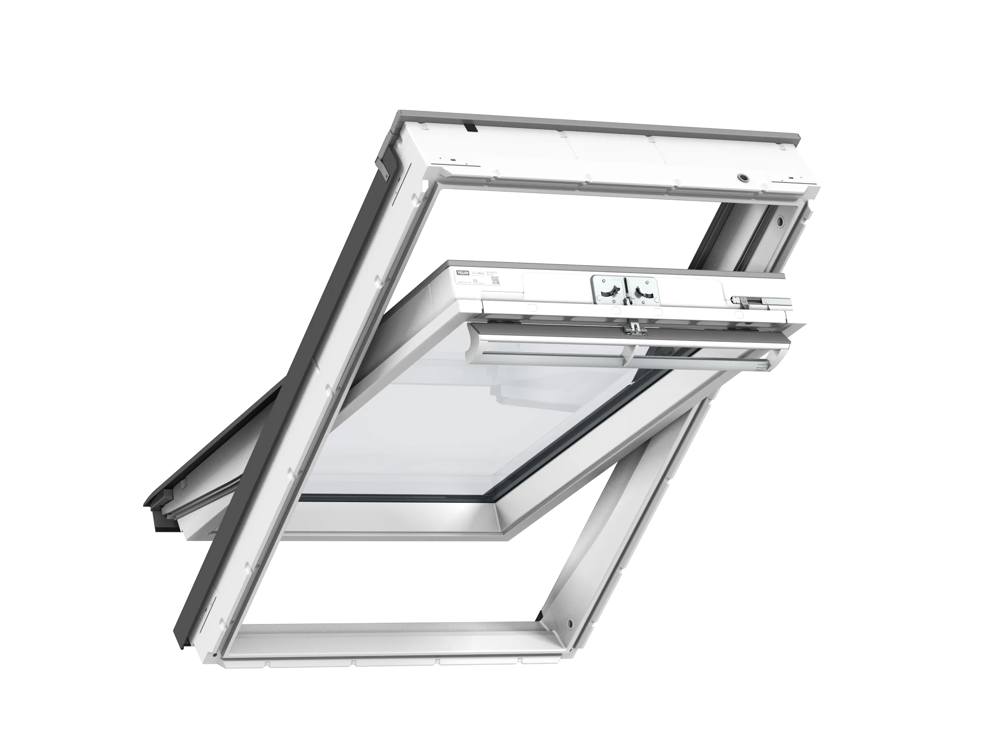 VELUX Schwingfenster klar lackiert ENERGIE Titanzink 114 x 160 GGU SK10 0384 VELUX Schwingfenster klar lackiert ENERGIE Titanzink 114 x 160 GGU SK10 0384