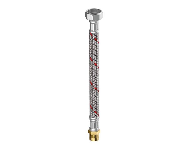 Flamco MeiFlamcoex Panzerschlauch Heizung/Klima 1/2" IG x 1/2" AG, 700 mm, InnenD 12mm M4315.1104.70