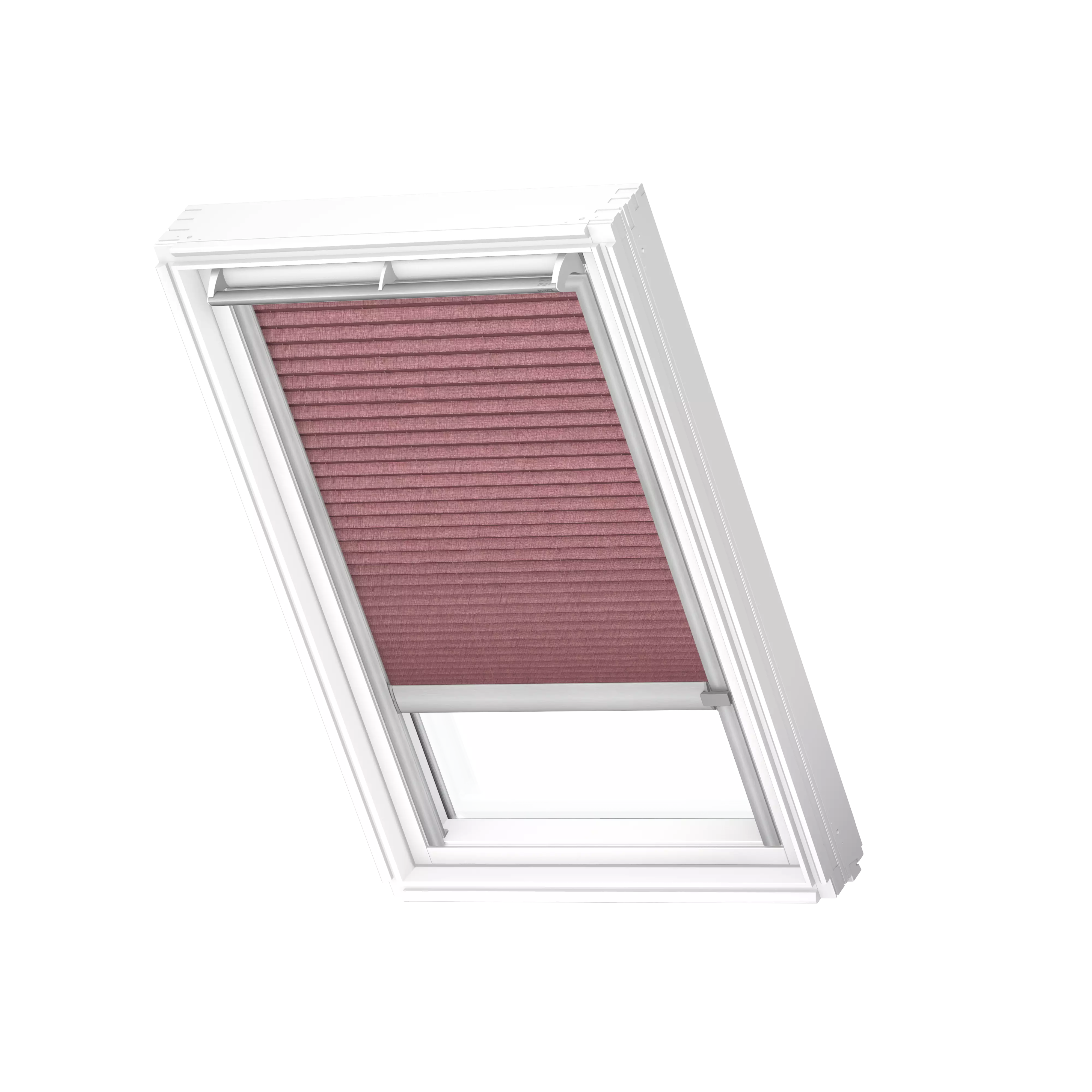 VELUX Plissee solar Weinrot, alu Schiene, Premium FSL S06 1279K VELUX Plissee solar Weinrot, alu Schiene, Premium FSL S06 1279K