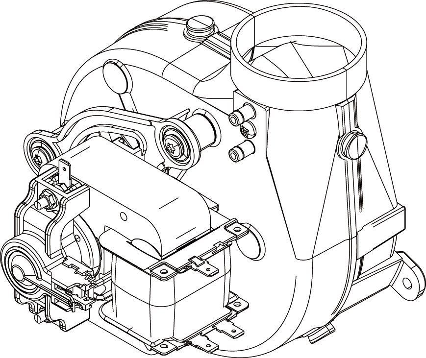 BOSCH Ersatzteil TTNR: 87160112970 Geblaese