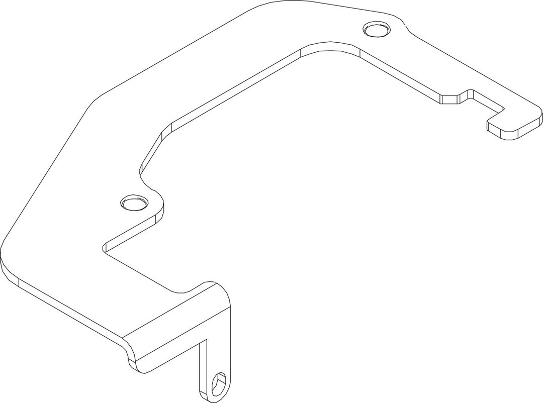 BOSCH Ersatzteil TTNR: 87186649420 Befestigungsblech BOSCH Ersatzteil TTNR: 87186649420 Befestigungsblech