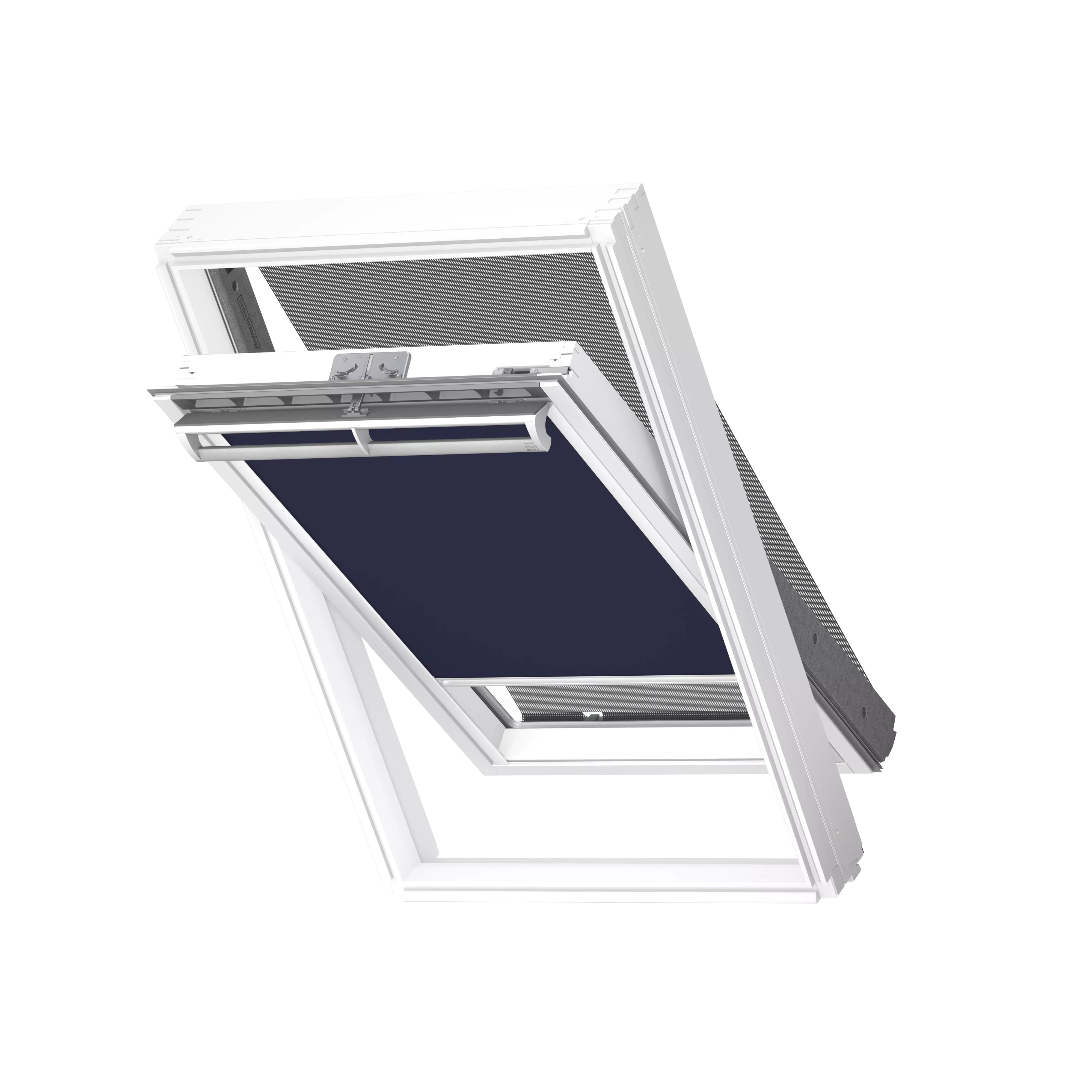 VELUX Vorteils-Set Markise u. Verd.-Rollo Dunkelblau, weisse Schiene, Standard DOP U10 1100SWL VELUX Vorteils-Set Markise u. Verd.-Rollo Dunkelblau, weisse Schiene, Standard DOP U10 1100SWL