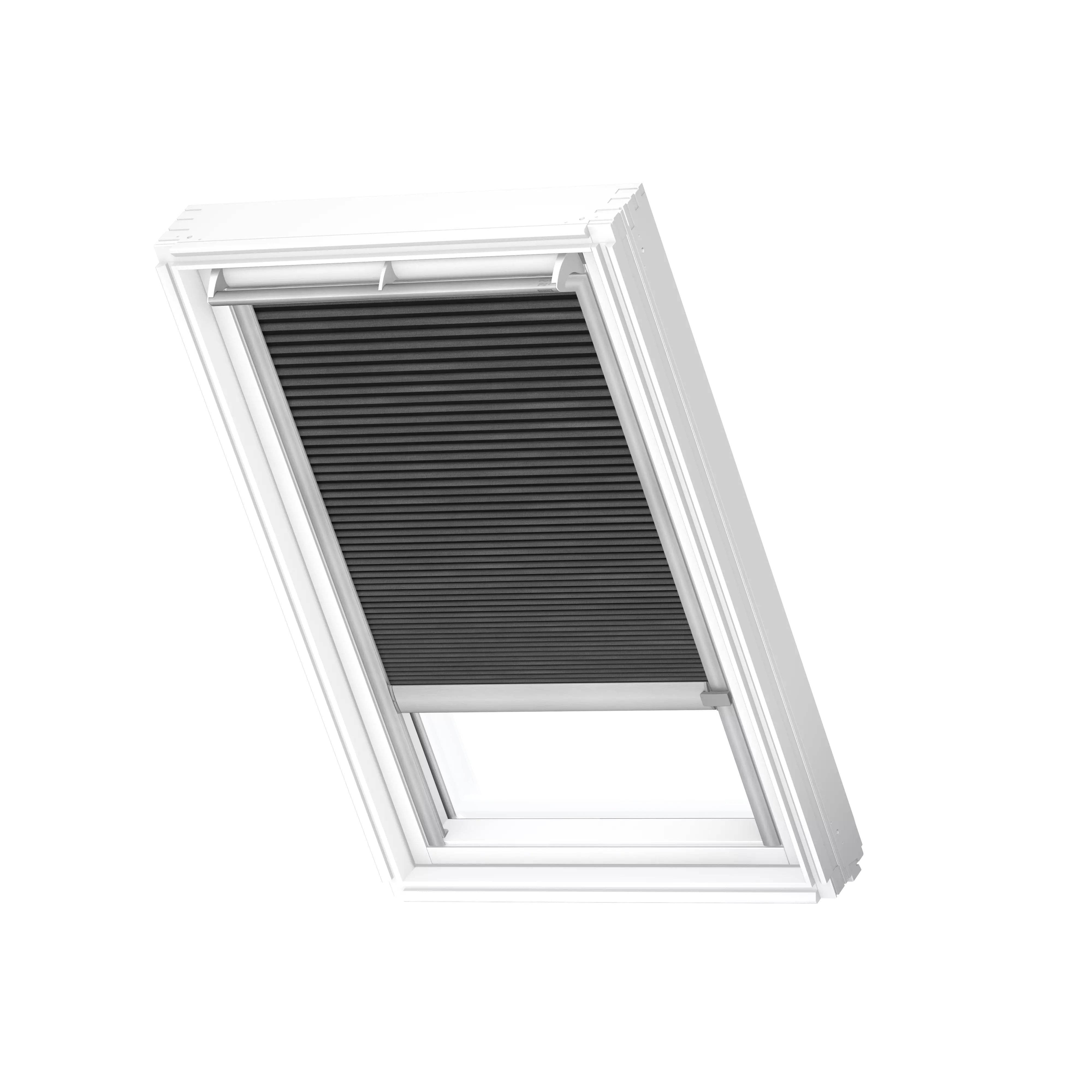 VELUX Wabenplissees solar Graphit, alu Schiene, Standard FSC PK10 1047K