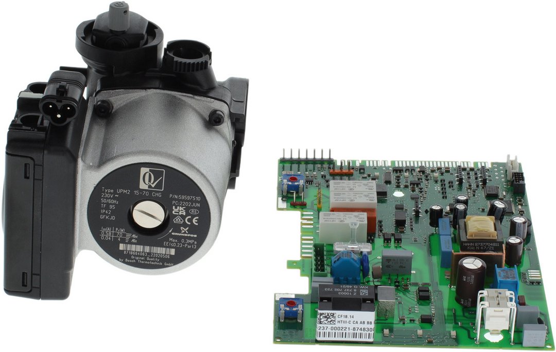 BOSCH Ersatzteil TTNR: 8737714480 Pumpe (UPM 15-70CHG+PCB) BOSCH Ersatzteil TTNR: 8737714480 Pumpe (UPM 15-70CHG+PCB)