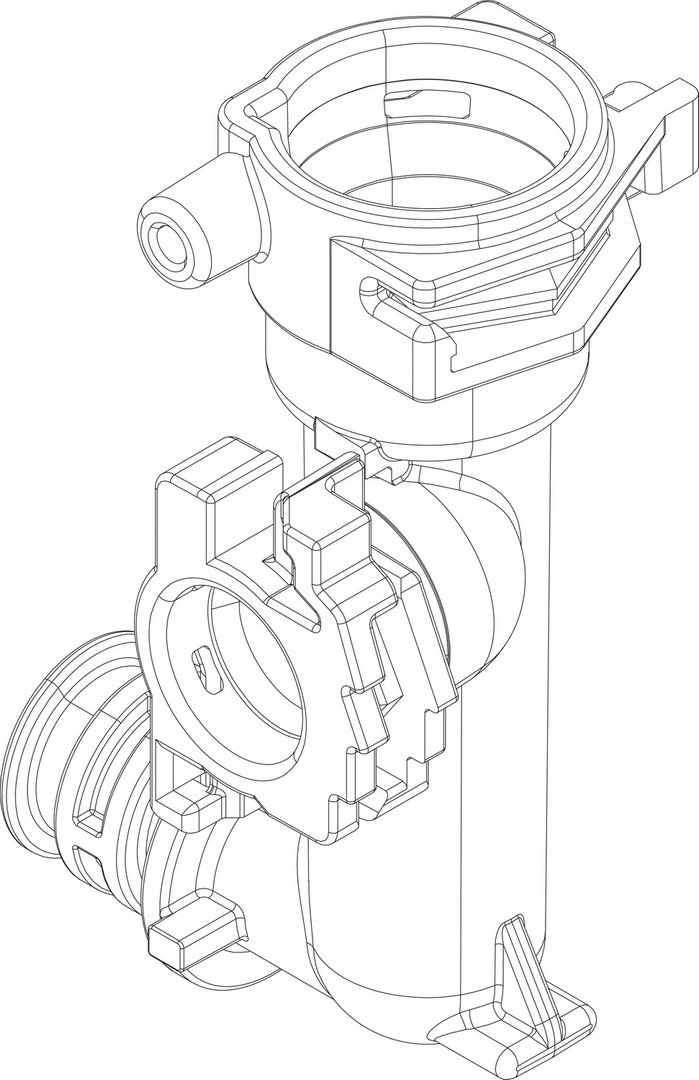 BOSCH Ersatzteil TTNR: 87186489730 Anschlussstueck (Aussdehnungsgefaess)