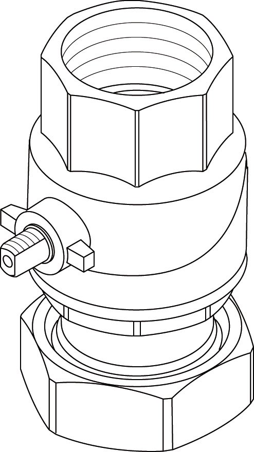 BOSCH Ersatzteil TTNR: 87185320860 Kugelhahn DN32 Pumpe