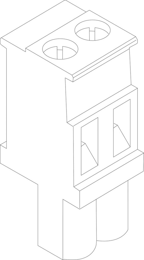 BOSCH Ersatzteil TTNR: 8718585576 Anschlussklemme 2-pol FR Maigruen everp