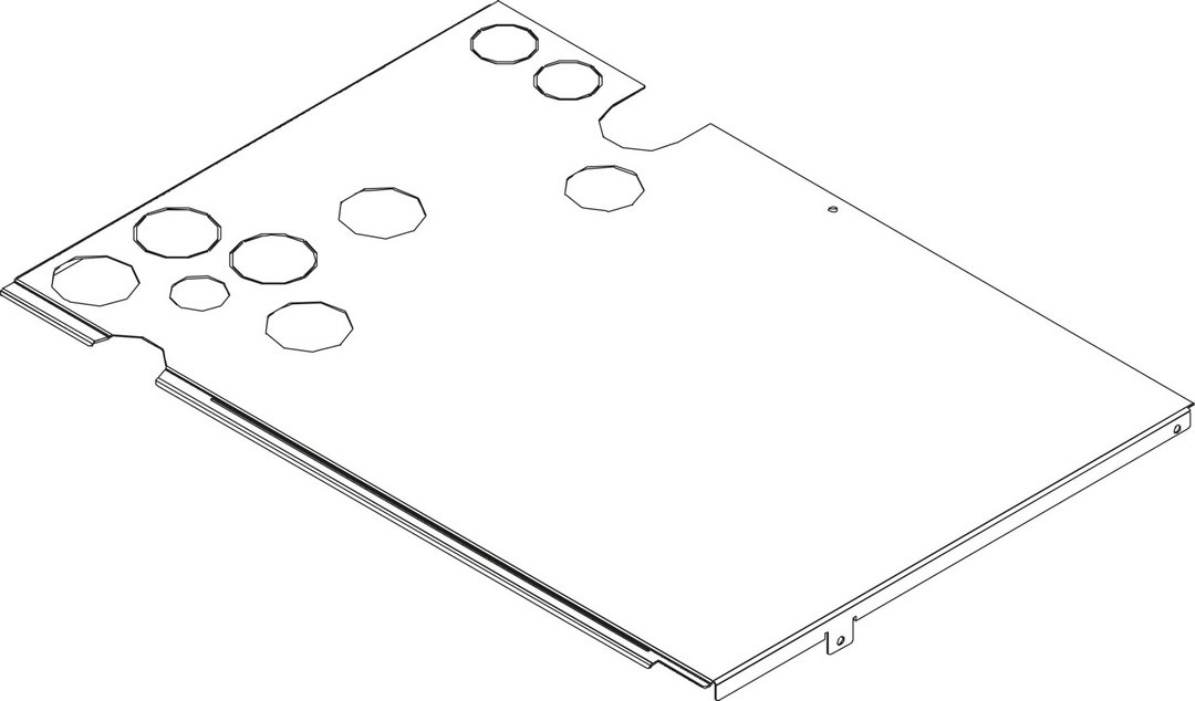 BOSCH Ersatzteil TTNR: 8738207576 Abdeckung oben vorne