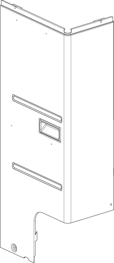 BOSCH Ersatzteil TTNR: 8738207342 Seitenteil rechts vorne 4-8kW BOSCH Ersatzteil TTNR: 8738207342 Seitenteil rechts vorne 4-8kW