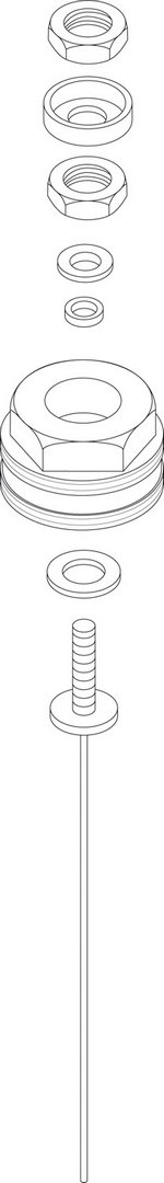 BOSCH Ersatzteil TTNR: 87185444630 Inertanode 400 mm G1 1/2" everp